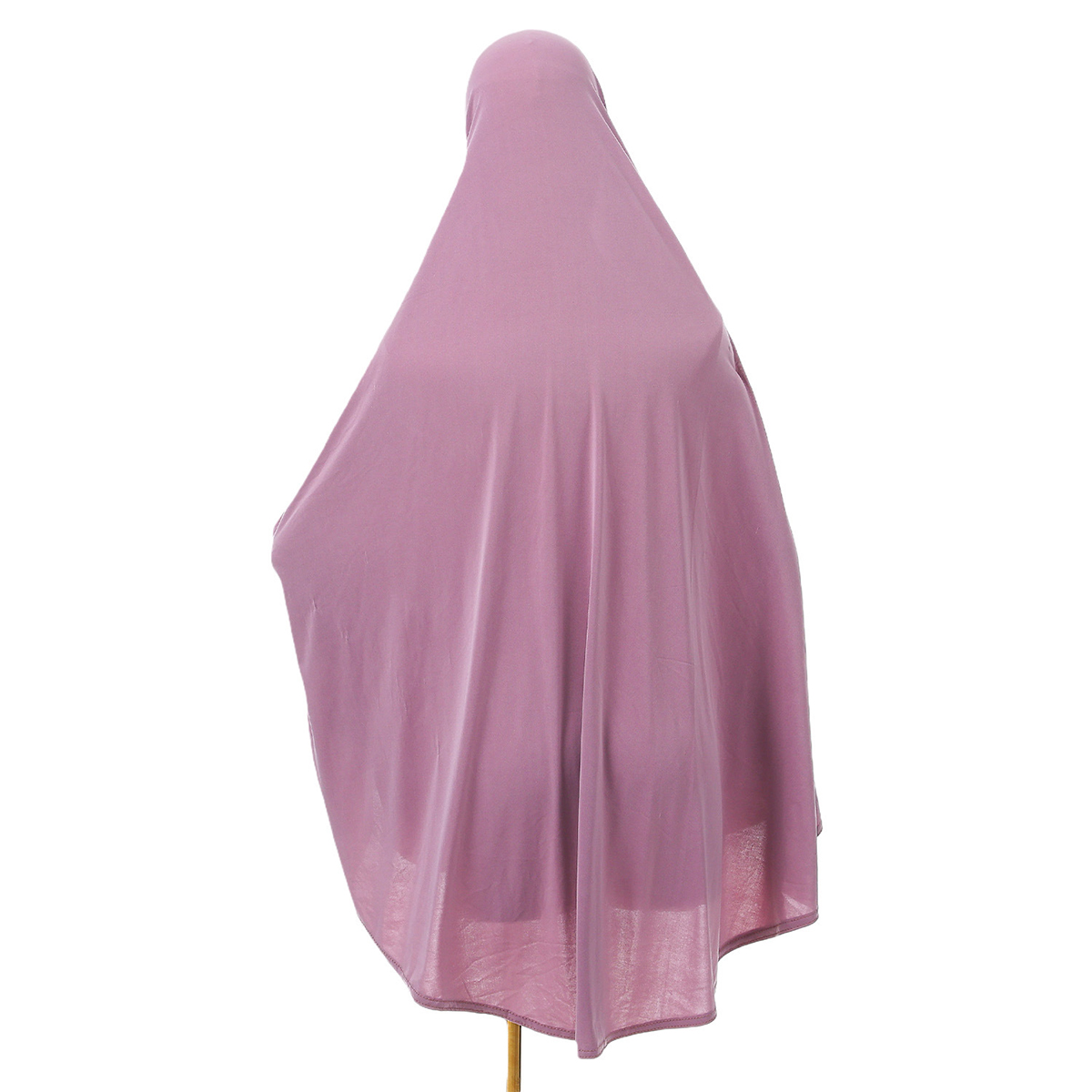 Pink Muslim Khimar Hijab Back View