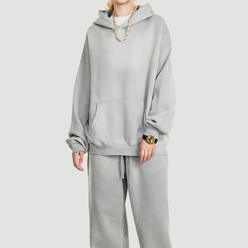 Light Grey Vintage Fleece Tracksuit