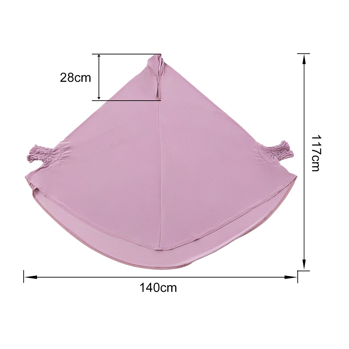 Muslim Khimar Hijab Size Chart