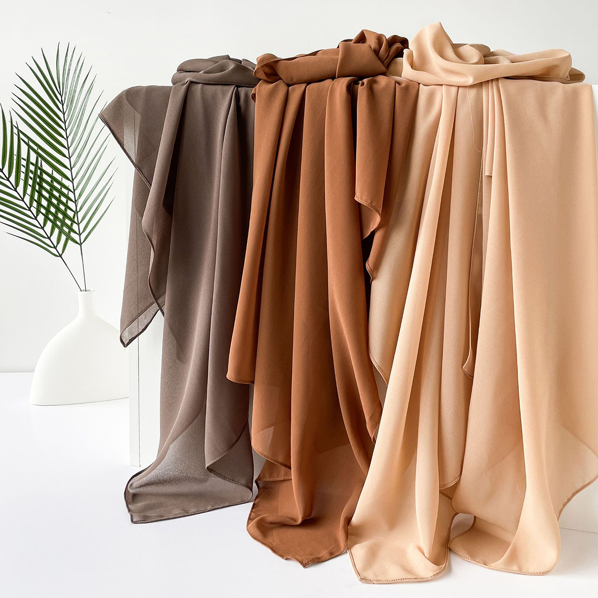 Chiffon Hijab Fabric Display