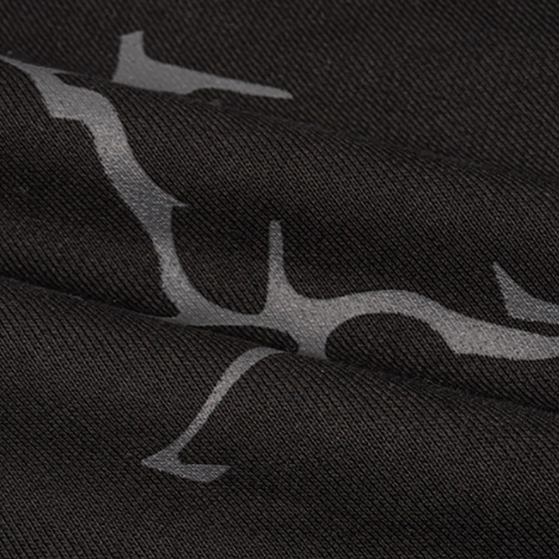 Lightning Print Fabric Detail