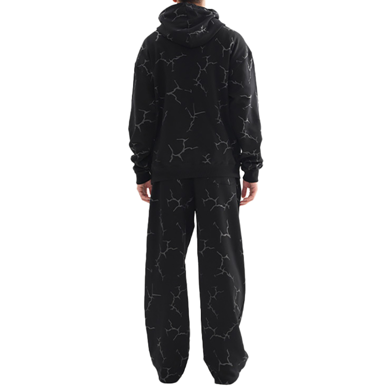 Lightning Print Tracksuit Back View