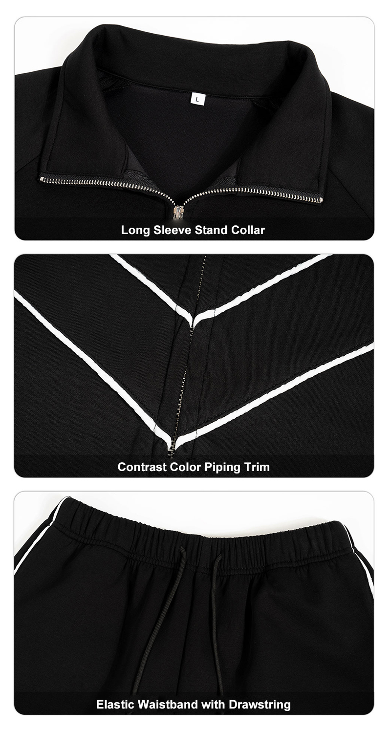 Black Tracksuit Details