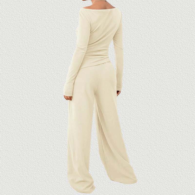 Ivory White 2-Piece Set Back View