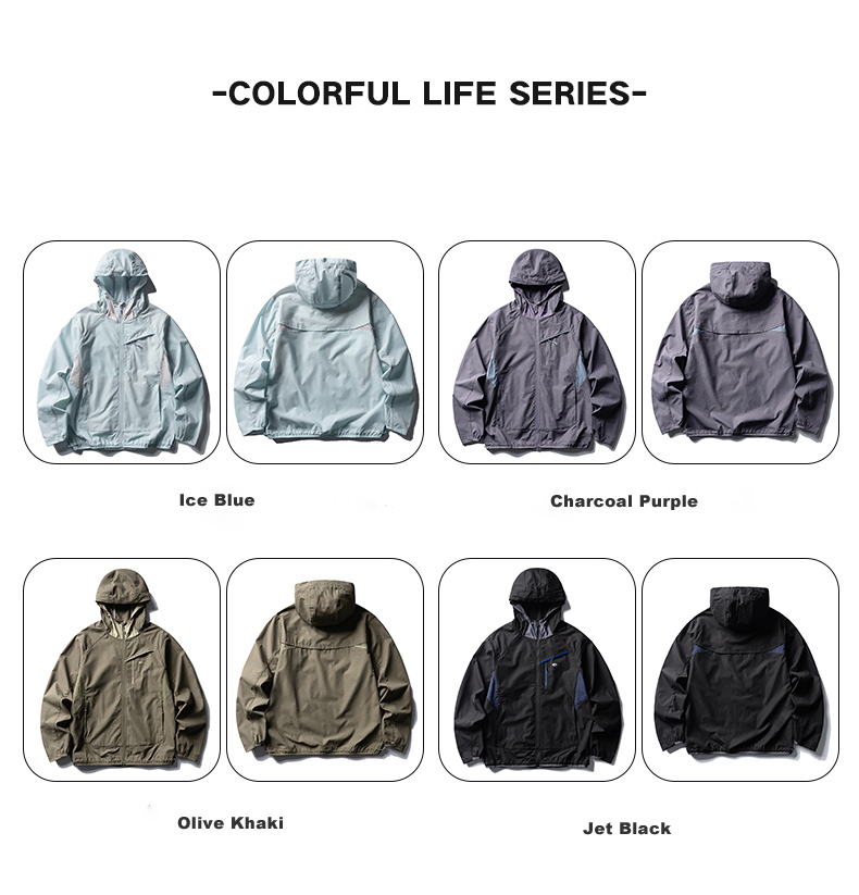 4 Colors Outdoor Windbreaker Jacket Collection