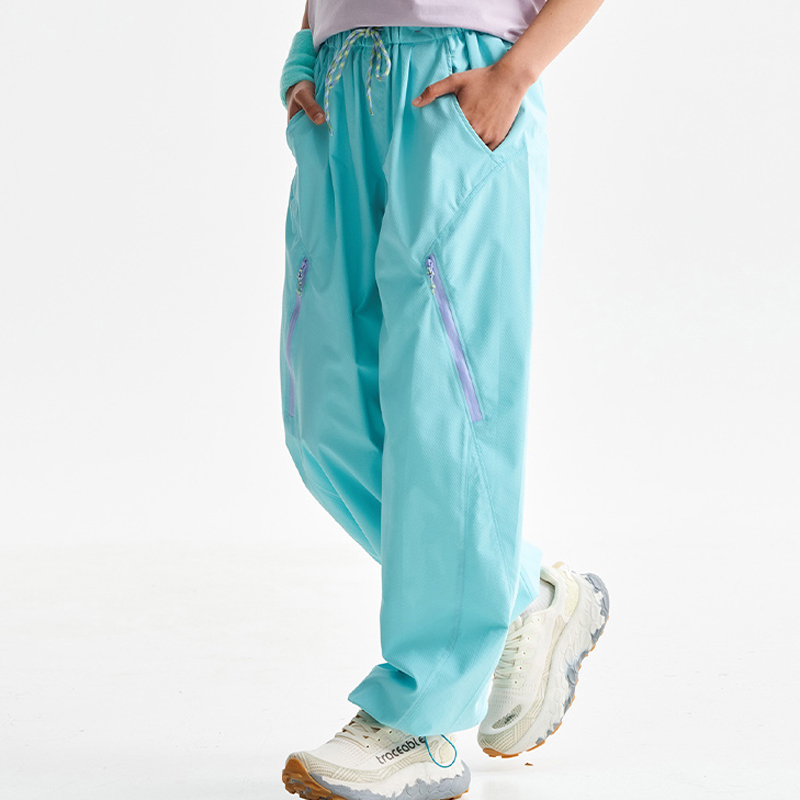 Men's turquoise outdoor cargo pants