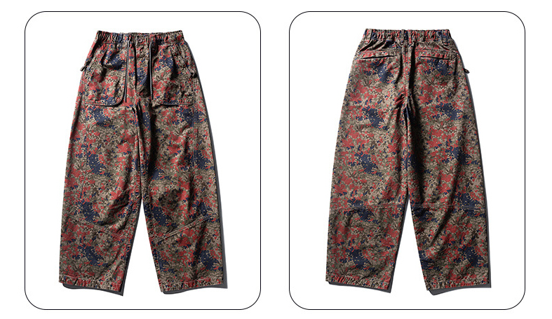 Custom Floral Camo Cargo Pants OEM ODM