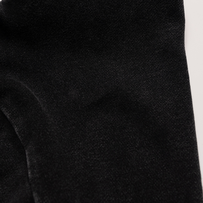 Black Hoodie Tote Bag Fabric Detail