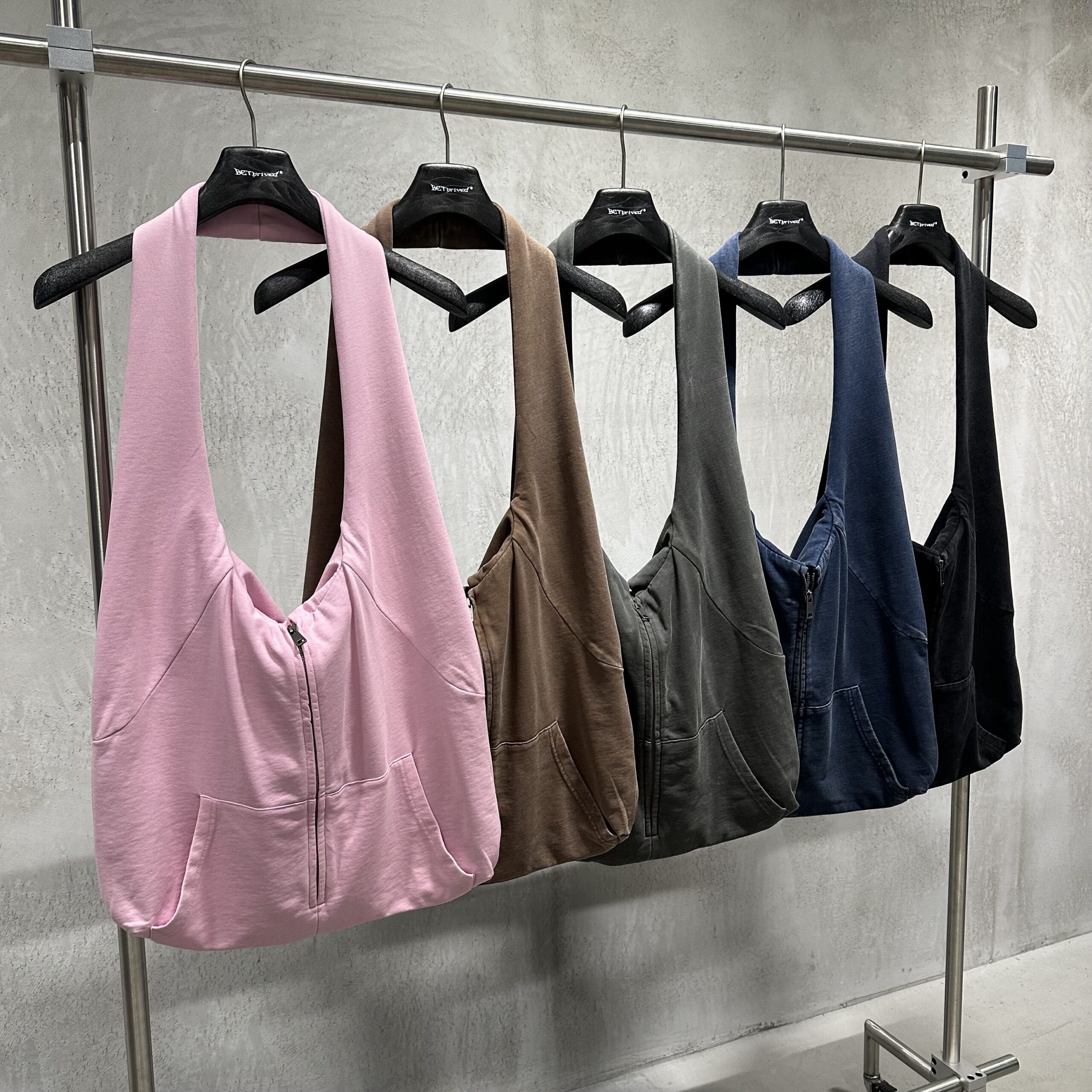 Hoodie Tote Bag 5 Colors Hanging Display
