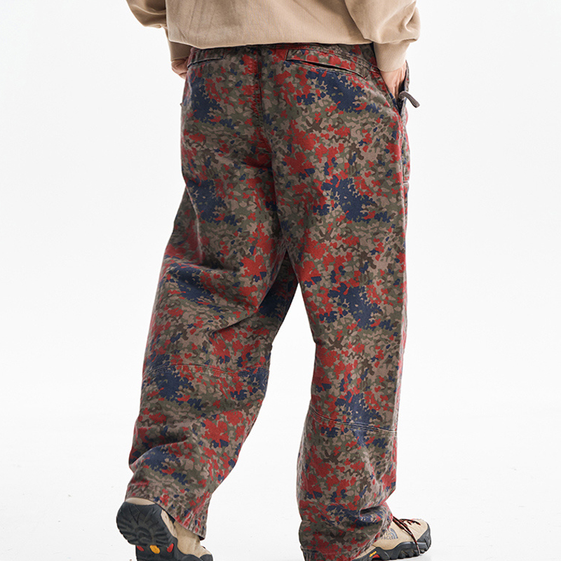 Custom Floral Camo Cargo Pants OEM ODM