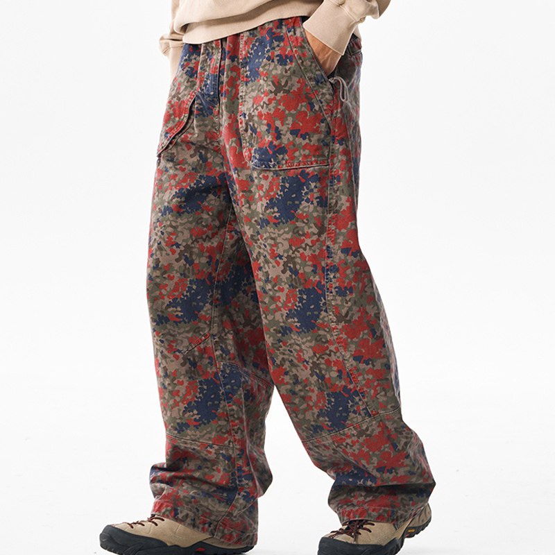 Custom Floral Camo Cargo Pants OEM ODM