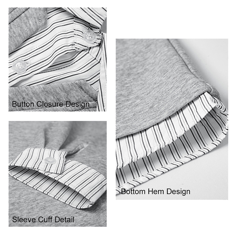 Sweatshirt Cuff & Hem Stitching Details