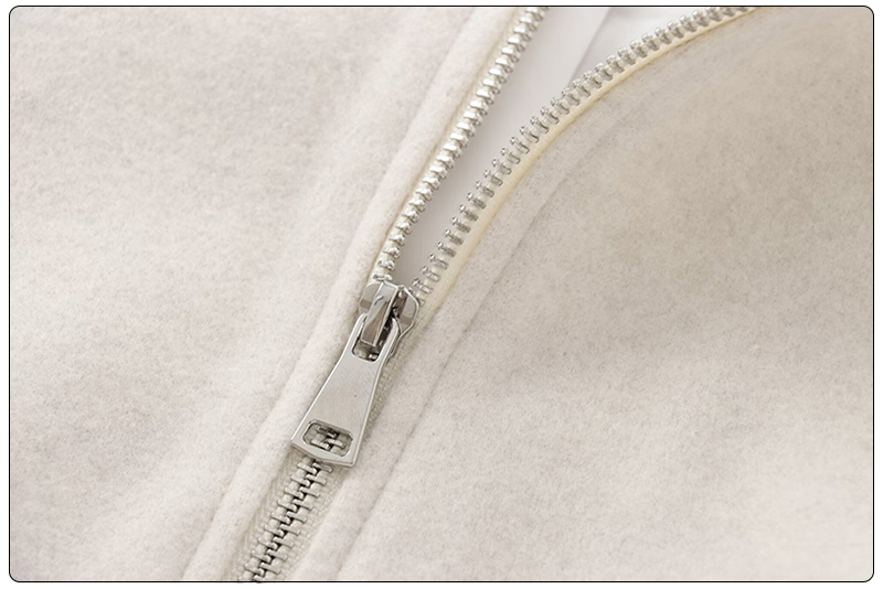 Zipper Detail of Pilot Jacket
