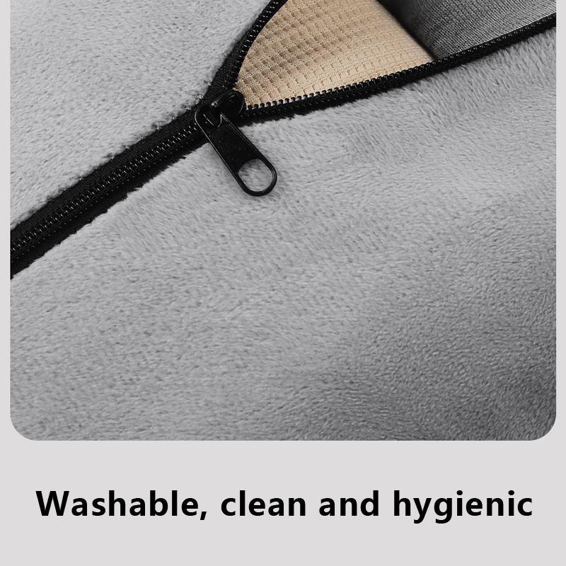 Washable travel pillow cover