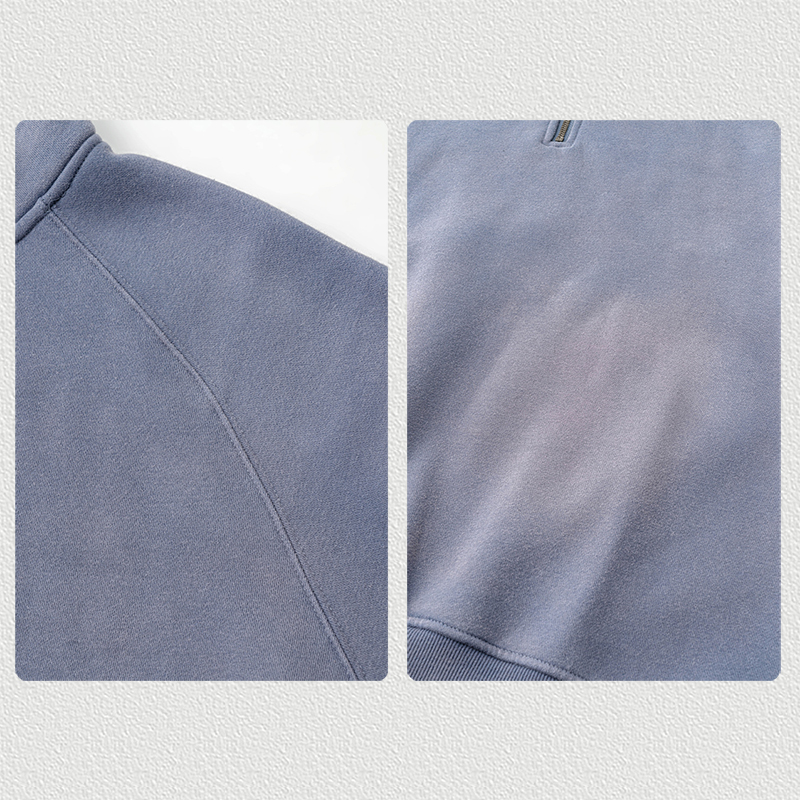 Sweatshirt Fabric & Stitching Detail