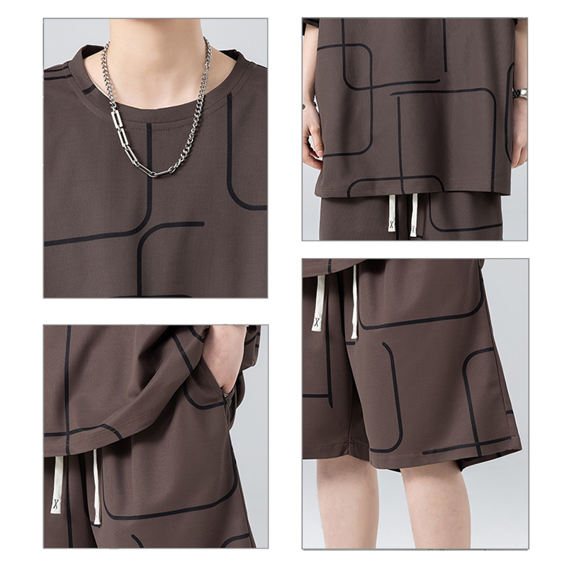 Ice Silk Suit Details Collage