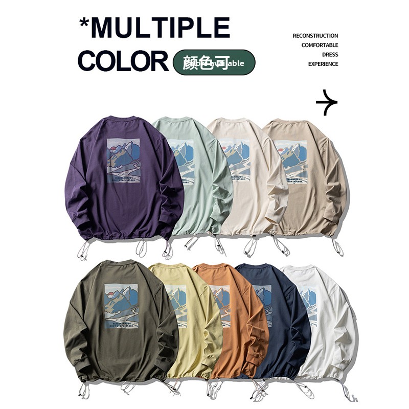 Multiple color options for crewneck sweatshirt