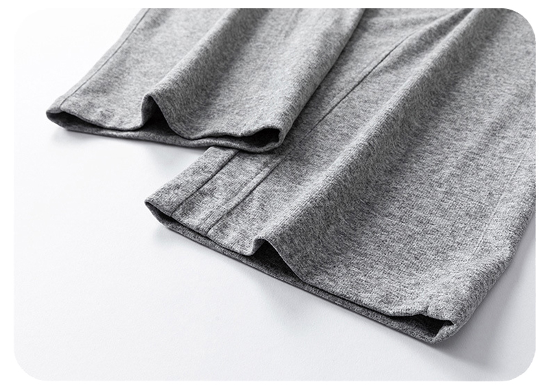 Wide Pant Cuff Detail of Couple Sweatpants