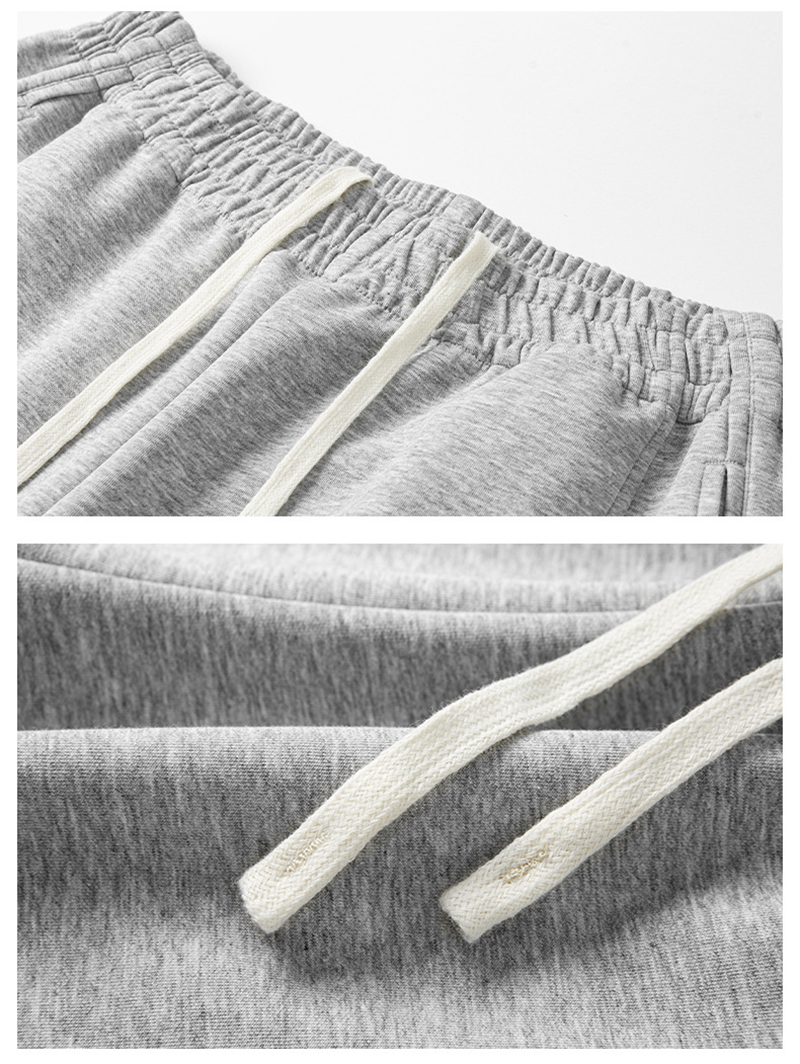 Elastic Waistband & Drawstring Detail of Sweatpants