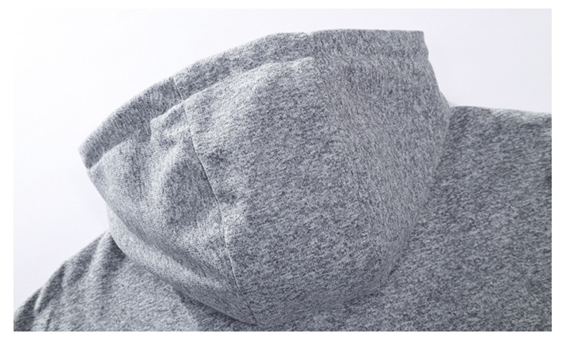 Hood Detail of Loose Couple Tracksuit Hoodie