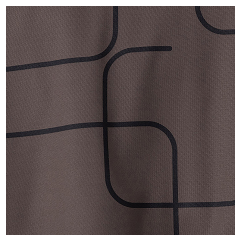 Ice Silk Fabric Detail Print