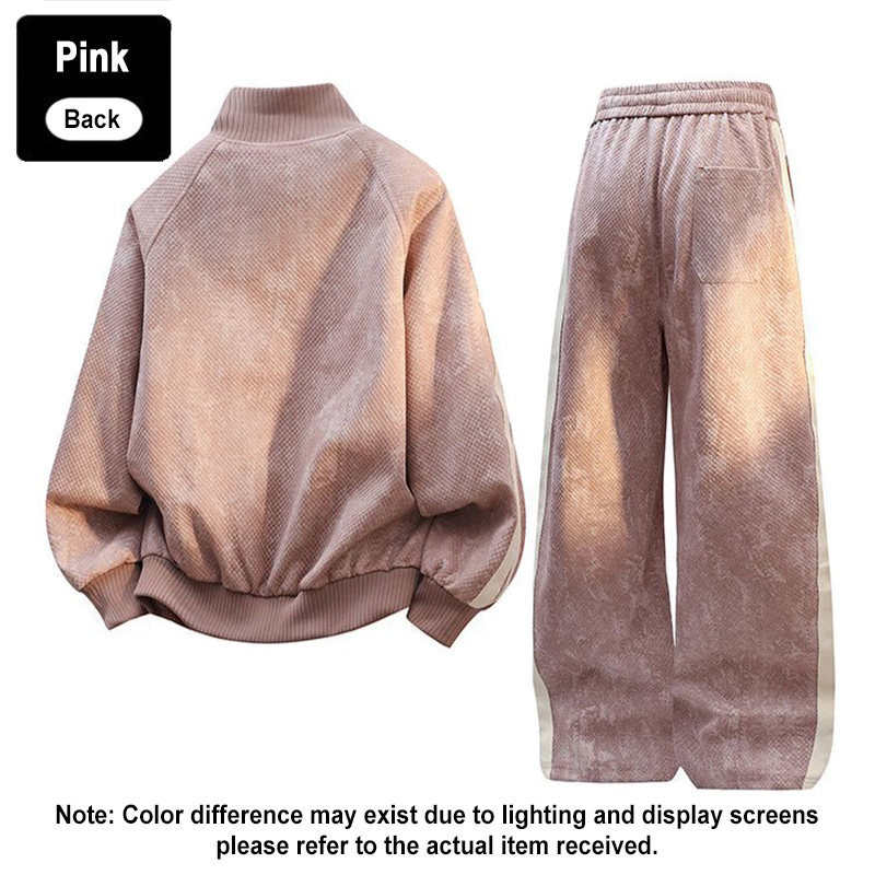 Pink Couple Tracksuit Back View