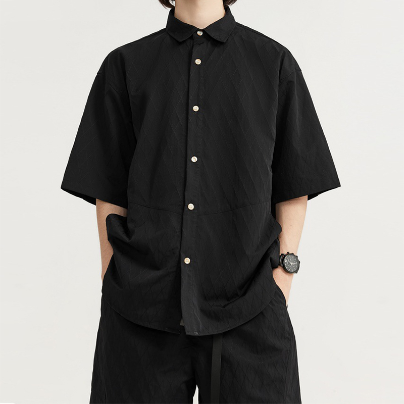 Black Diamond Jacquard Short Sleeve Shirt
