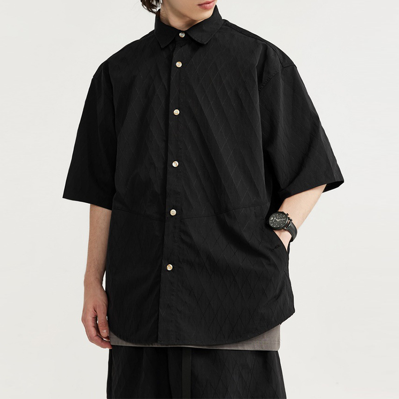 Black Diamond Jacquard Short Sleeve Shirt