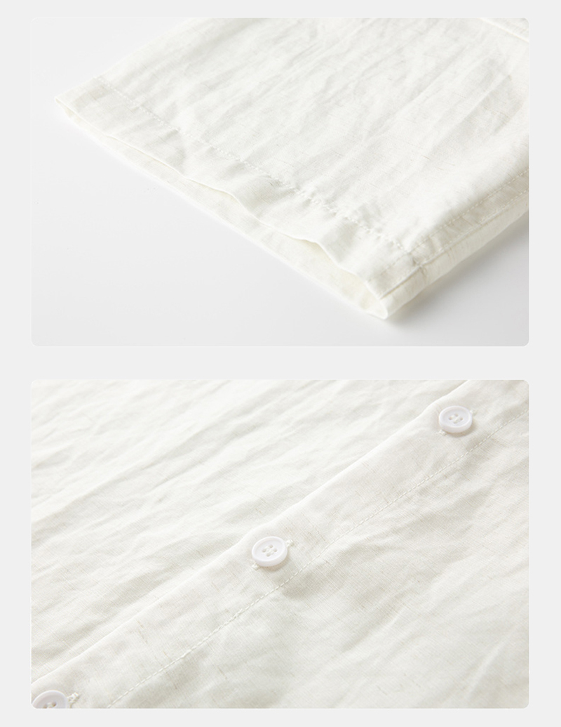 Off-White Shirt Cuff & Button Detail