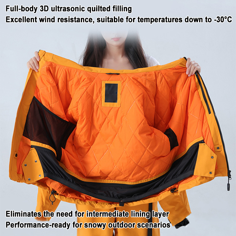 Ski Jacket Warm Lining Inner Layer Display