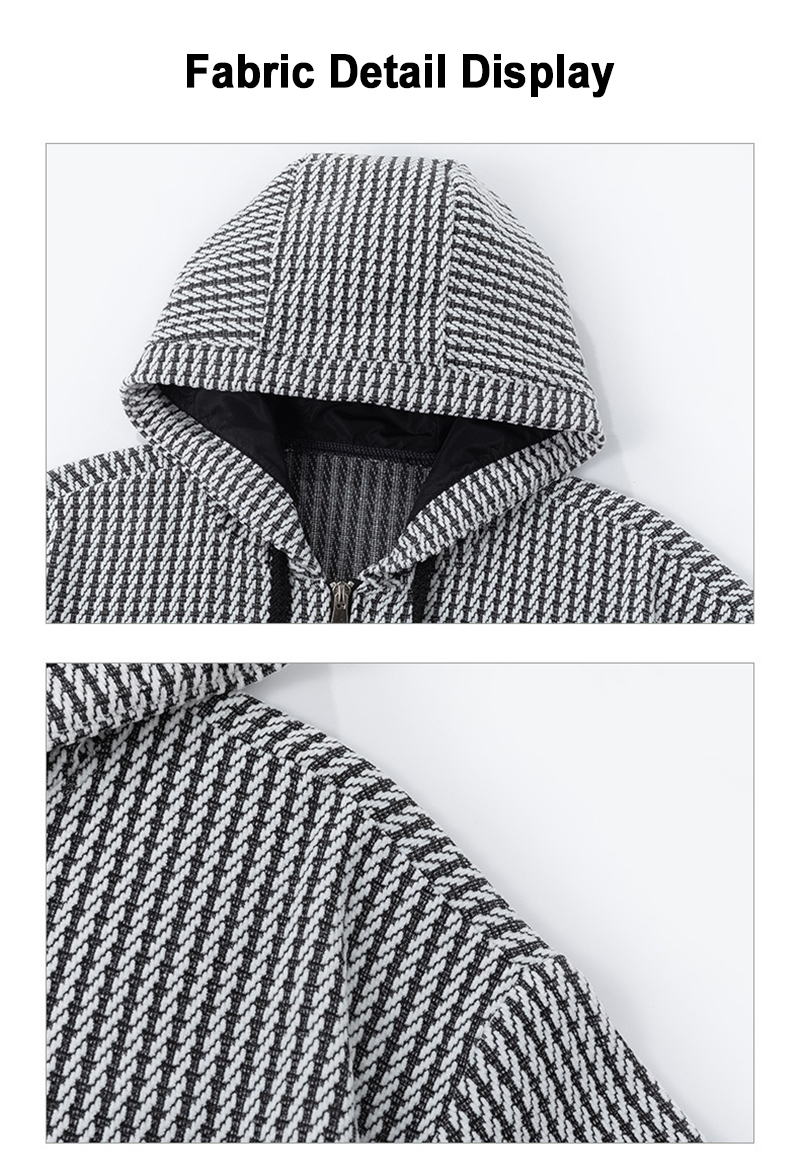 Waffle Knit Hoodie Inner Lining Detail