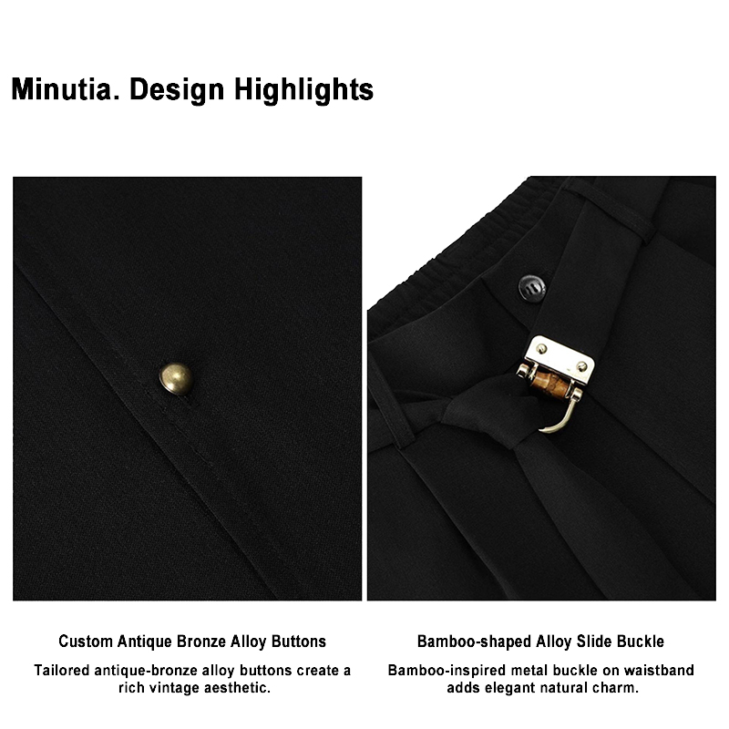 Black Men's Shirt & Pants Details