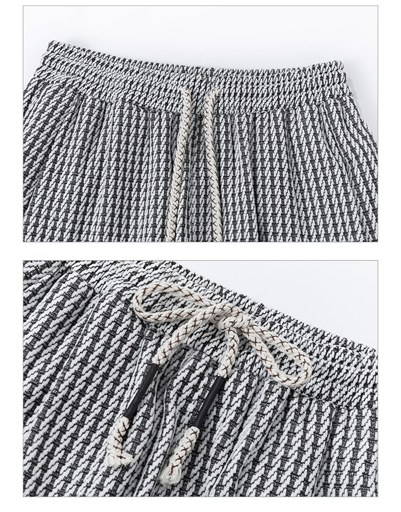 Drawstring Waistband Detail for Knit Sweatpants
