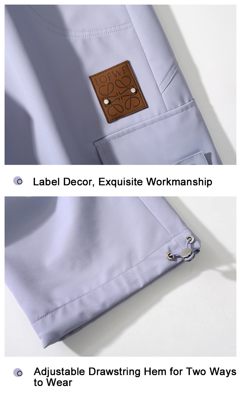 Pants Leg Label & Hem Detail Close-up