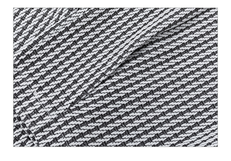 Waffle Knit Fabric Texture Close Up