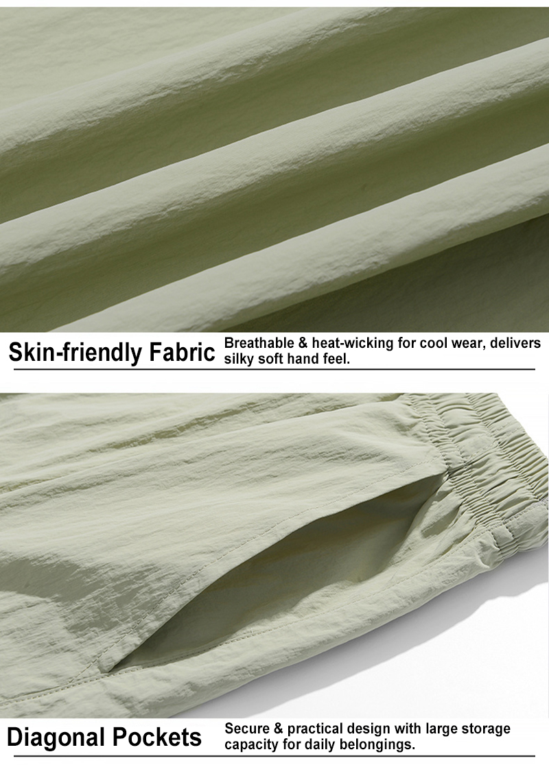 Skin-friendly Fabric & Shorts Waist Detail