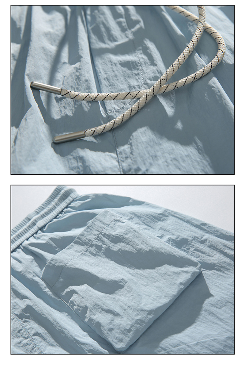Drawcord & Light Fabric Texture Close-up