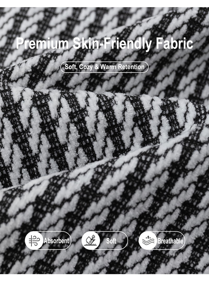 Premium Soft Skin-Friendly Waffle Knit Fabric Close Up
