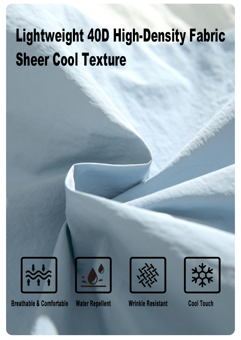 40D High Density Sunscreen Fabric Feature