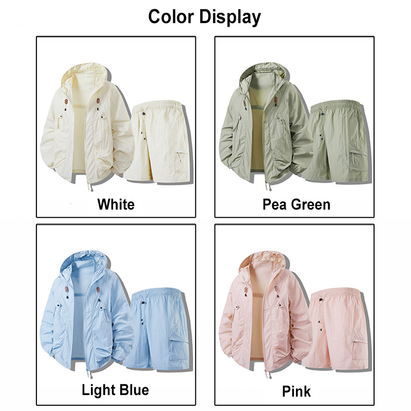 4-Color Options Display for Couple Sun Protection Set